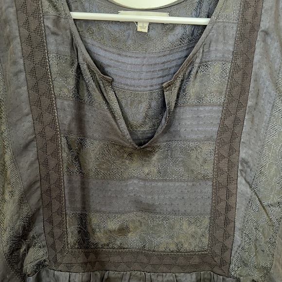 Silk lace bohemian blouse - Picture 4 of 8